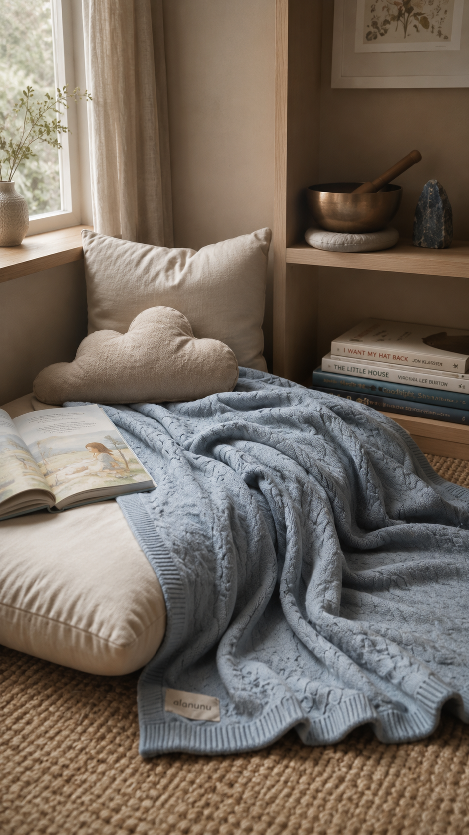 ALANUNU CASHMERE BLANKET and The Throat Chakra 