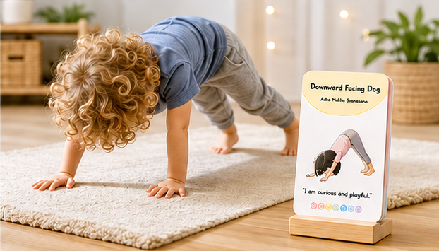 The Rainbow in Me | Digital Kids Chakra Yoga Card Deck