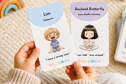 The Rainbow in Me | Digital Kids Chakra Yoga Card Deck