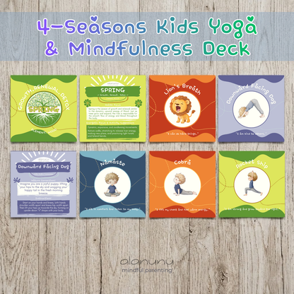 4 Seasons Kids Yoga & Mindfulness Printable Deck