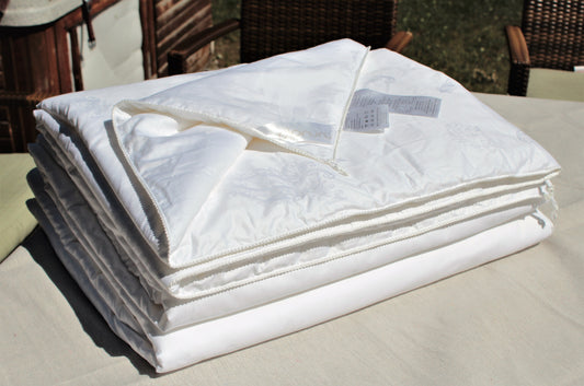 ALANUNU Premium Mulberry Silk Duvet | Spring & Fall Collection | Natural Hypoallergenic Bedding Canada